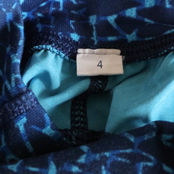 Blue Pattern Lululemon Lightweight High Rise Pants - Picture 6 of 7